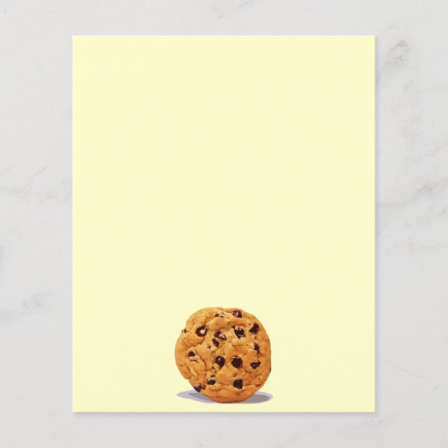 CHOCOLATE CHIP COOKIE TREAT DESSERT SNACK DIGITAL FLYGBLAD (Framsidan)