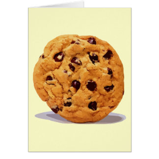 CHOCOLATE CHIP COOKIE TREAT DESSERT SNACK DIGITAL HÄLSNINGSKORT