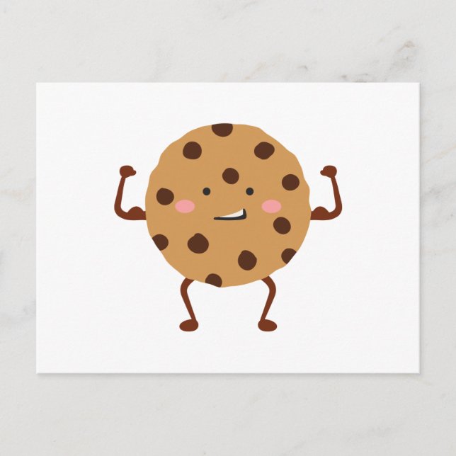 Chocolate Chip Cookie Vykort (Framsida)