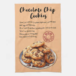 Chocolate Chip Cookies Baking Recipe Kökshandduk