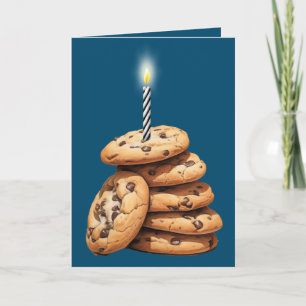 Chocolate Chip Cookies Birthday Kort