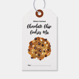 Chocolate Chip Cookies Burk Mix Gift Märkres Presentetikett