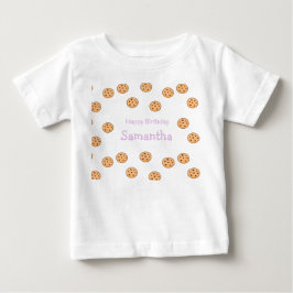 Chocolate chip cookies-födelsedag t shirt