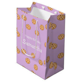 Chocolate chip cookies-födelsedagspressning lila