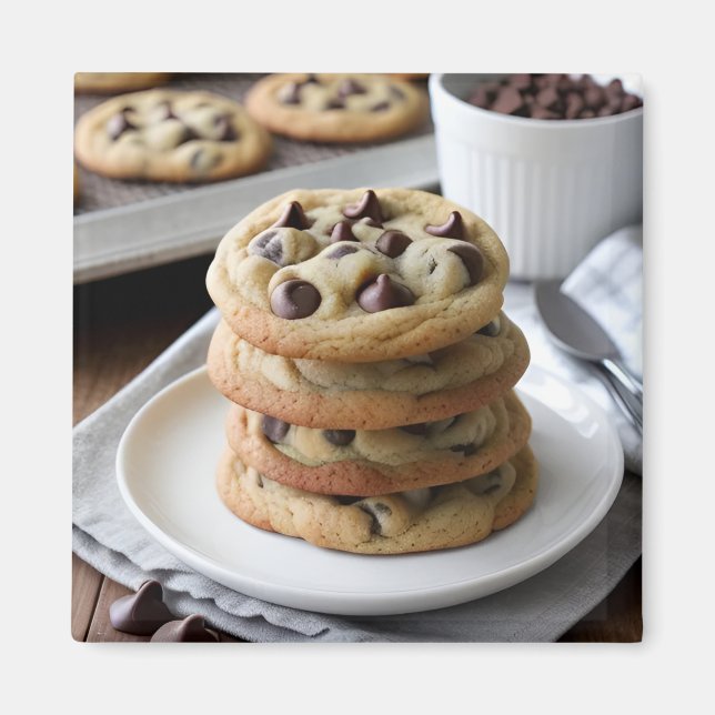 Chocolate Chip Cookies Magnet (Framsidan)