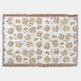 Chocolate Chip Cookies Mönster Filt