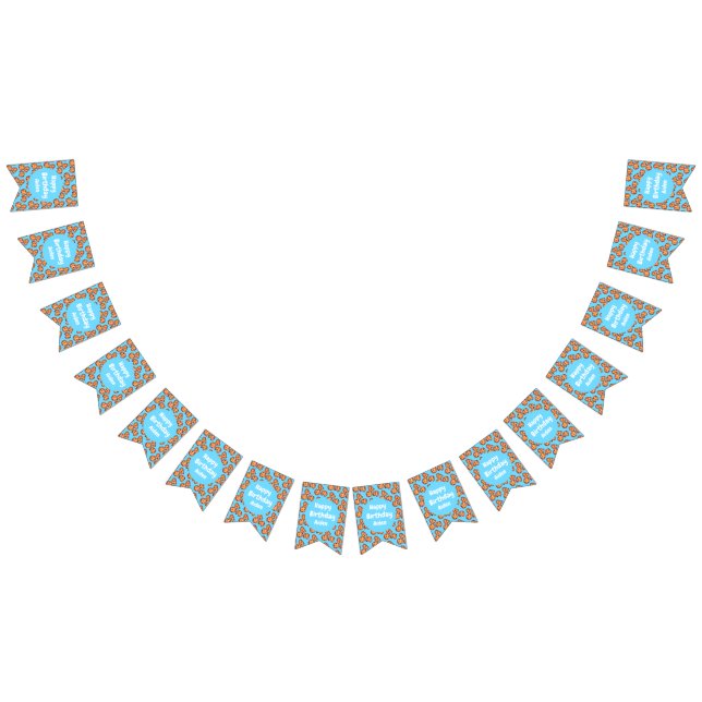 Chocolate Chip Cookies Mönster Vimplar (Alla)