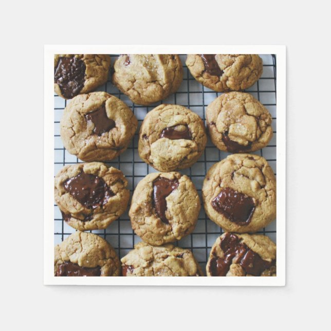Chocolate Chip Cookies Pappersservett (Framsidan)