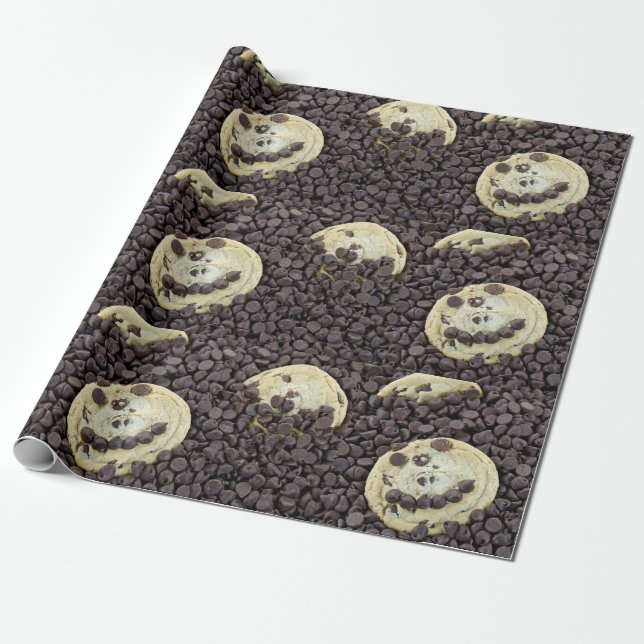 Chocolate Chip Cookies Presentpapper (Utrullad)