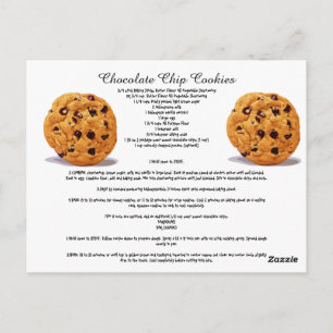 Chocolate Chip Cookies Recipe Cook Kitchen Sweets Vykort