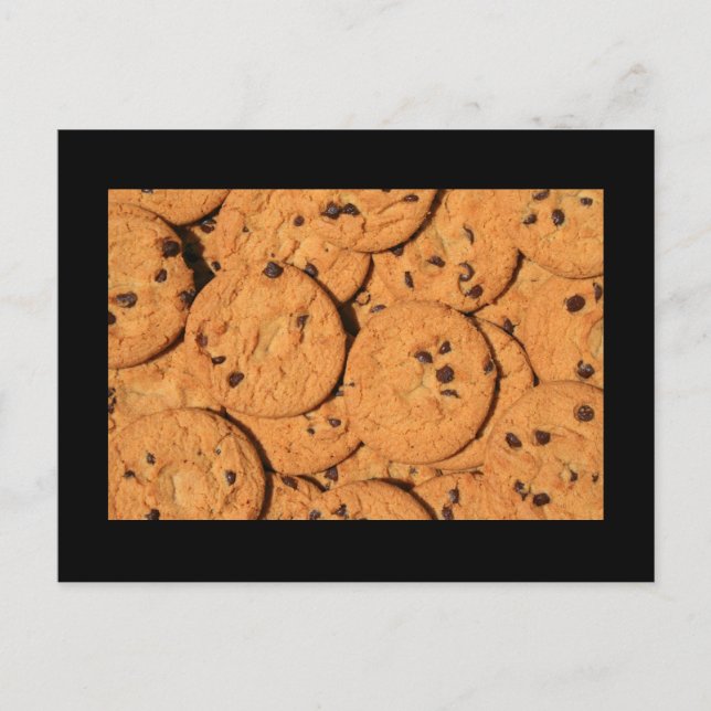 Chocolate Chip Cookies-vykort Vykort (Framsida)