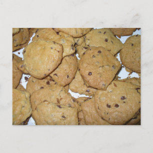 Chocolate Chip Oatmeat Cookies Vykort