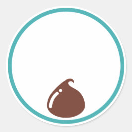 Chocolate Chip Runt Klistermärke
