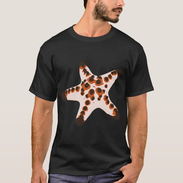 Chocolate Chip Sjöstjärna - Protoreaster nodosus T Shirt (Framsida)