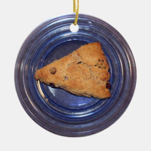 Chocolate Chunk Scone-ornament Julgransprydnad Keramik