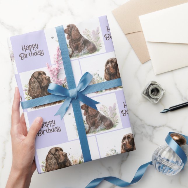 Chocolate Cocker Spain Birthday Presentpapper (Gifting)