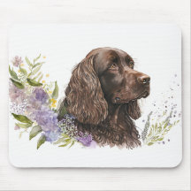 Chocolate Cocker Spain i Lilacs