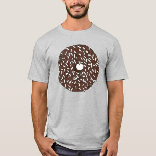 Chocolate Coconut Donut Doughnut Donuts Food Tee Shirt