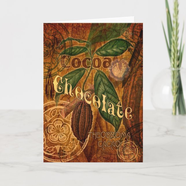 Chocolate Collage Kort (Framsida)