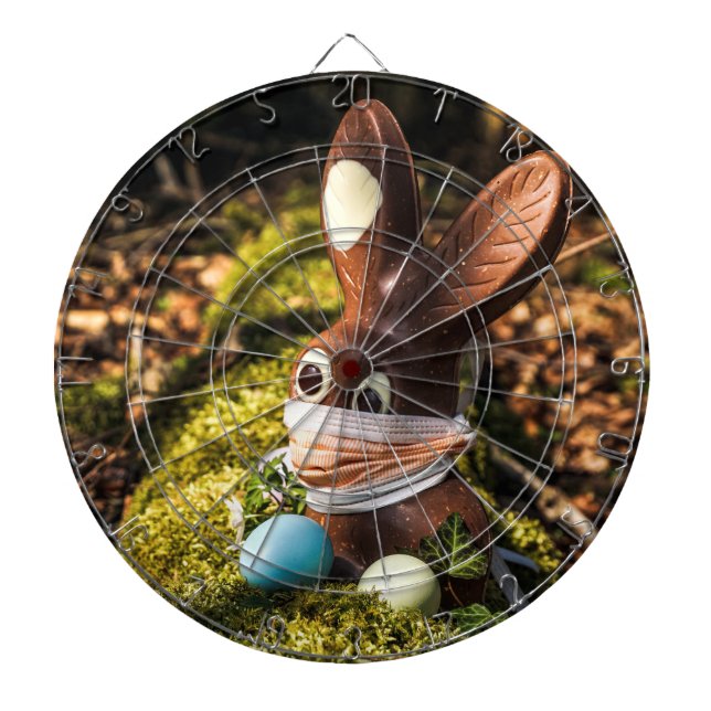 Chocolate Corona-Påskhare Darttavla (Framsidan)