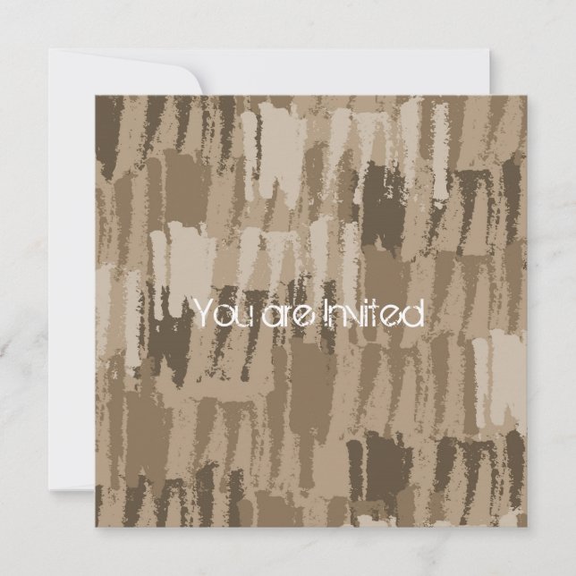 Chocolate Cream Baby Shower Inbjudningar (Framsida)