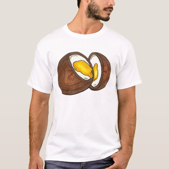 Chocolate Cream Egg Eggs Påsk Candy Tee (Framsida)