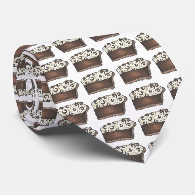 Chocolate Cream Paj Segce Dessert Foodie Tie Slips (Rullad)