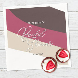 Chocolate Cream Raspberry Vågrät Streams Pappersservett