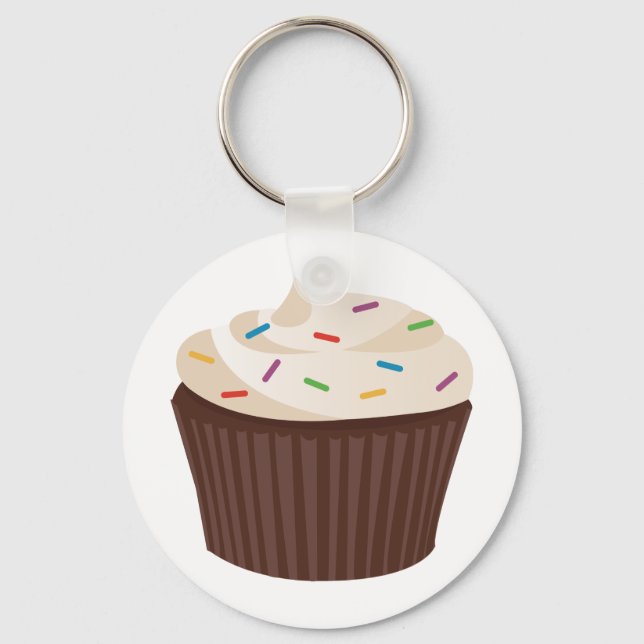 Chocolate Cuptårta Nyckelring (Framsida)