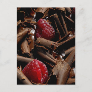 Chocolate Curls och Rasphallon Vykort