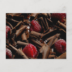 Chocolate Curls och Rasphallon Vykort