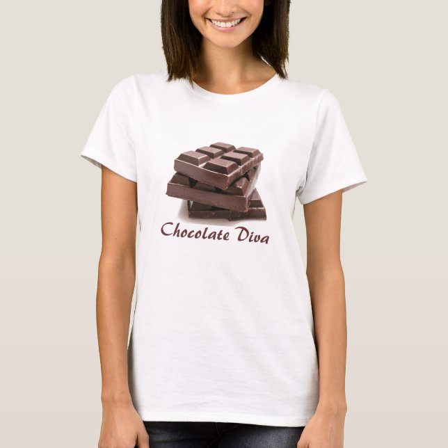 Chocolate Diva T-shirt (Framsida)