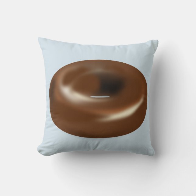 CHOCOLATE DONUT Funny Pillows Kudde (Framsida)