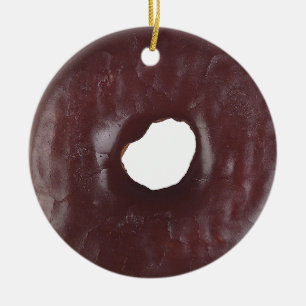 Chocolate Donut Julgransprydnad Keramik