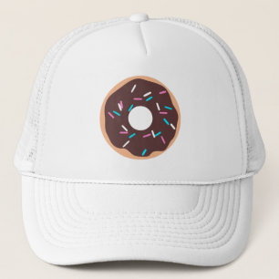 Chocolate Donut med Sprinkles Keps