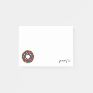 Chocolate Donut med Sprinkles Post-it Block