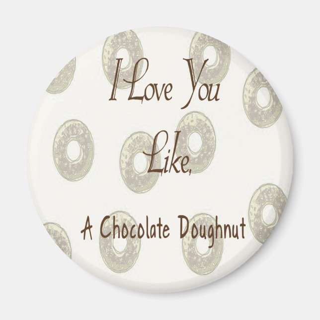 Chocolate Doughnut Magnet (Framsidan)