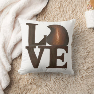 Chocolate Drop Chocohol Valentine Day från kärlek Kudde