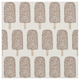 Chocolate Eclair Ice Cream Pop Popsicles Fabric Tyg