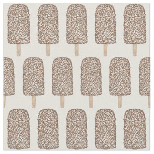 Chocolate Eclair Ice Cream Pop Popsicles Fabric Tyg