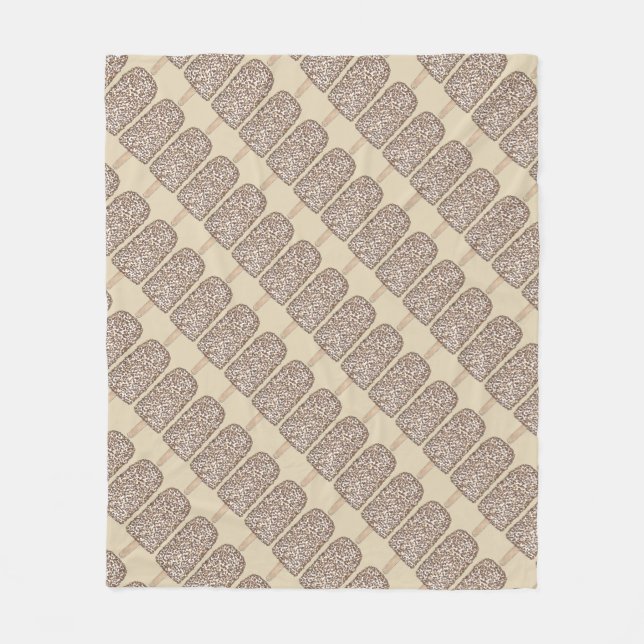 Chocolate Eclair Ice Cream Popsicle Blanklet Fleecefilt (Framsidan)