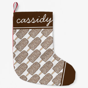 Chocolate Eclair Ice Cream Popsicle Junk Food Liten Julstrumpa