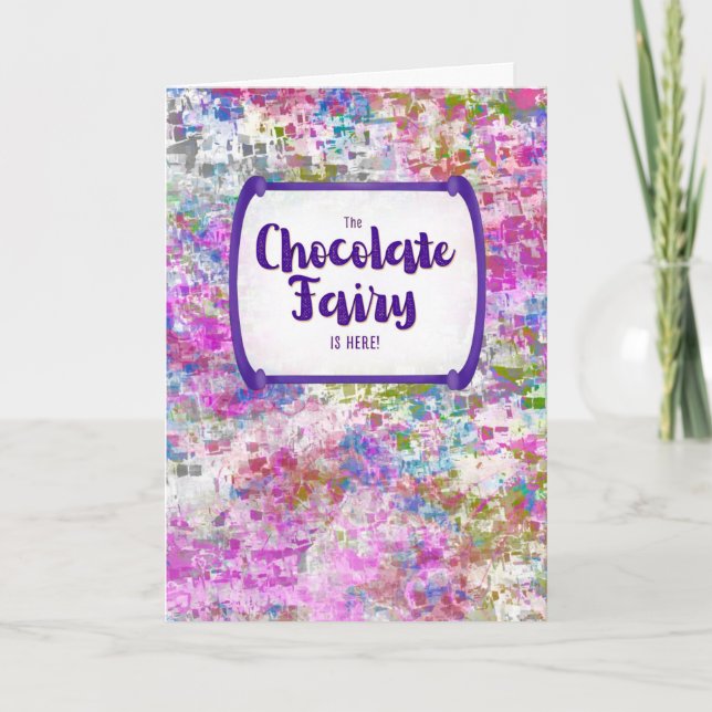 Chocolate Fairy – Thinking of You / Get Well Kort (Framsida)