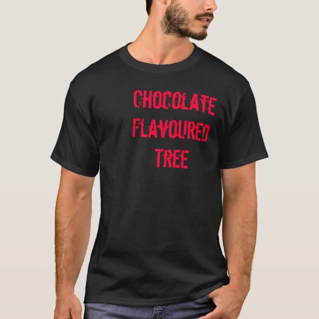 Chocolate Flavoured Tree Tee Shirt (Framsida)