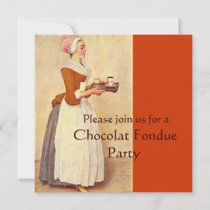 CHOCOLATE FONDUE DINNER PARTY INBJUDNINGAR