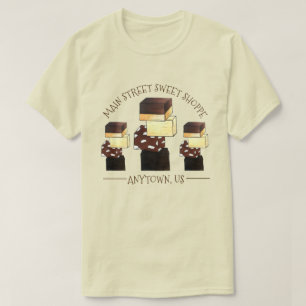 Chocolate Fudge Confection Candy Sweet Shop Shoppe T Shirt