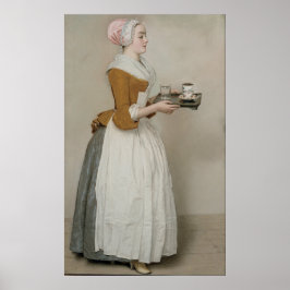 Chocolate Girl, Jean-Etienne Liotard Poster