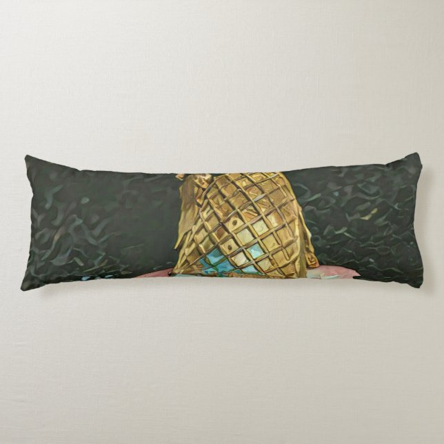 Chocolate glass älskare-gåva kroppskudde (Framsidan)