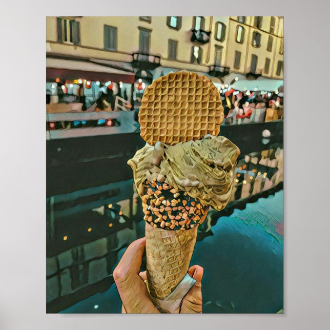 Chocolate glass sprinkles poster (Framsidan)