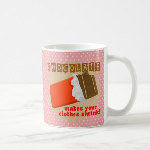 Chocolate gör dina kläder till en skaka! kaffemugg